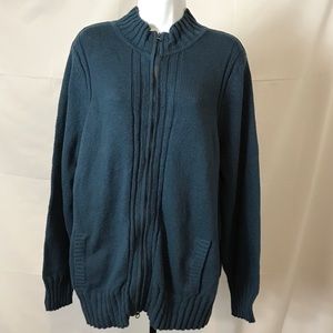 Avenue zip up cardigan